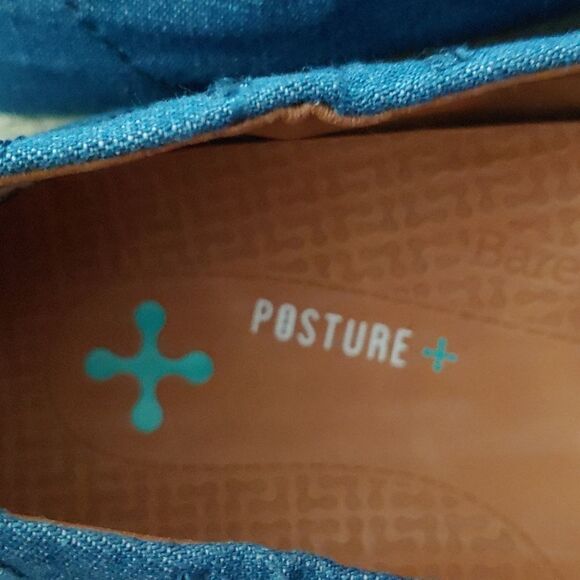 BareTraps Posture Plus blue denim flats Sz 9.5 - Picture 6 of 8